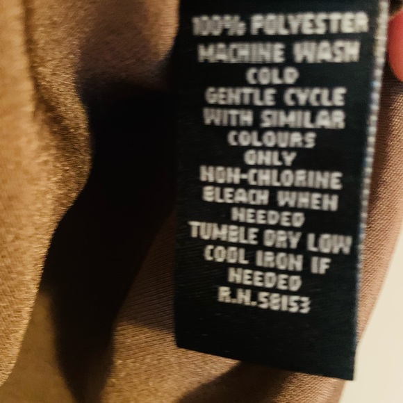 Gold Vintage Chaudry Dress Size Small - Picture 4 of 6